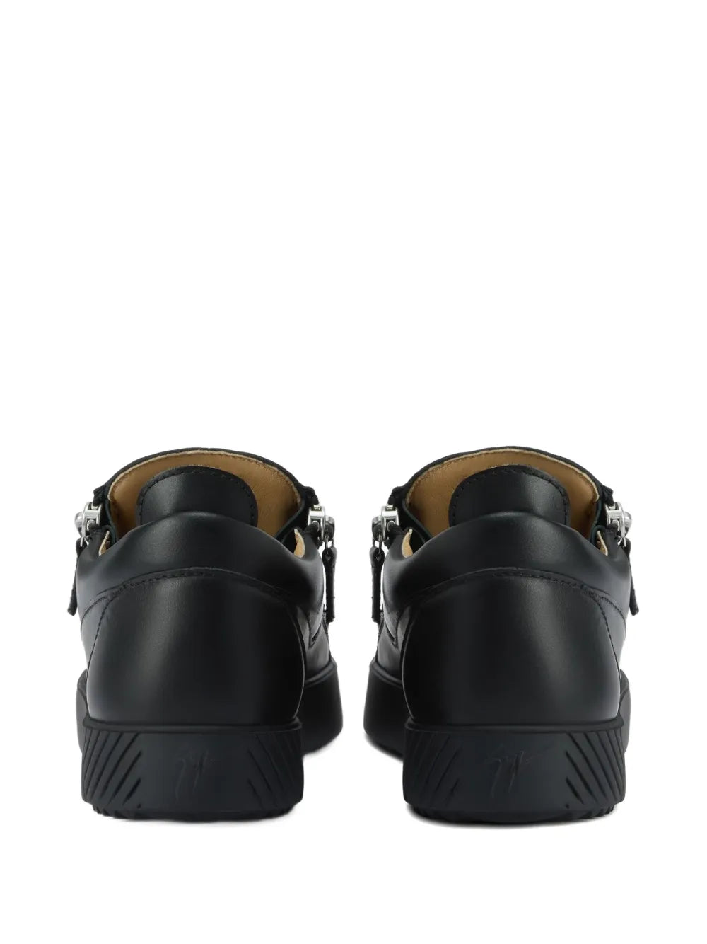Giuseppe Zanotti Frankie Zip-Detail Leather Sneakers