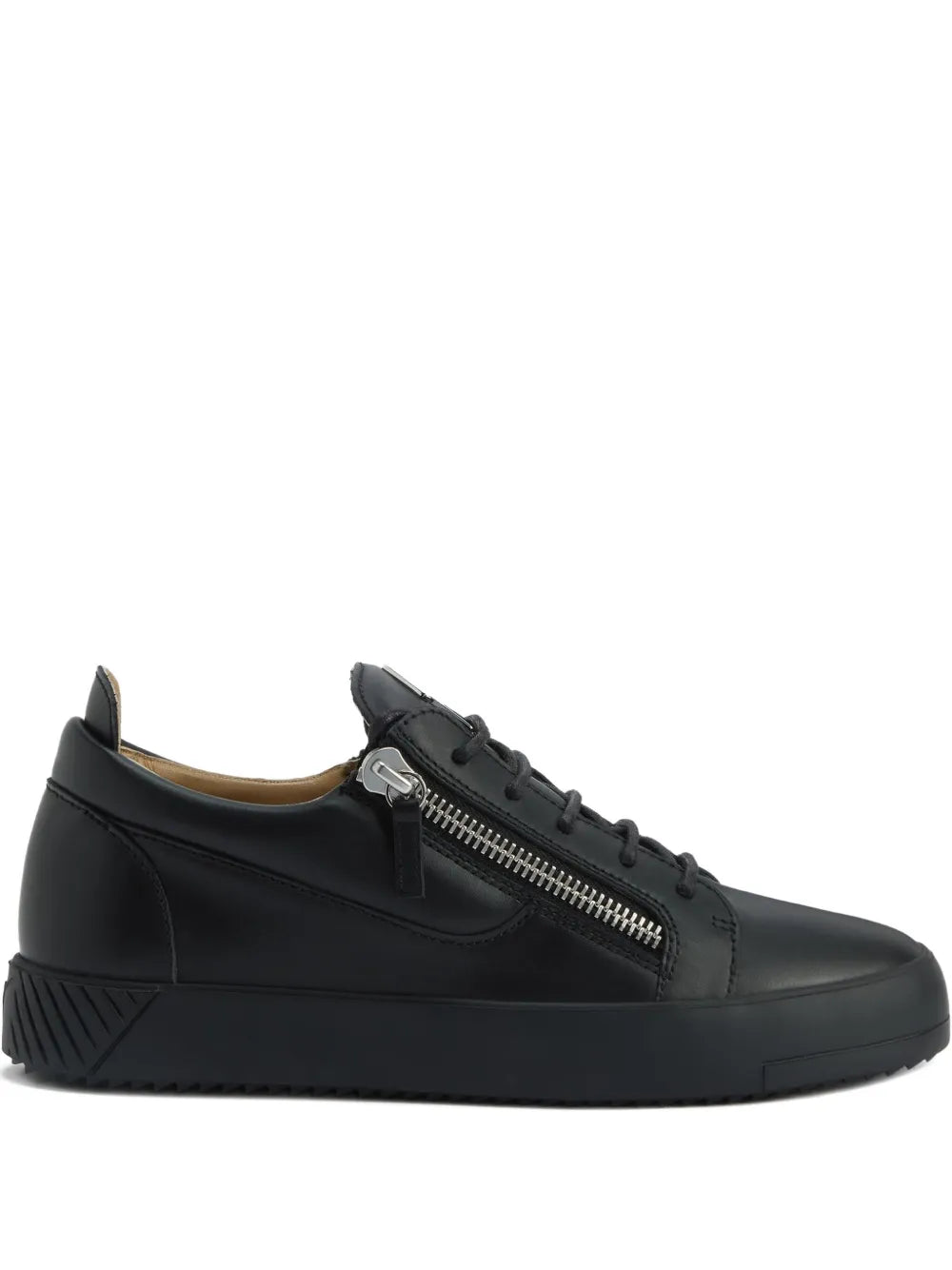 Giuseppe Zanotti Frankie Zip-Detail Leather Sneakers