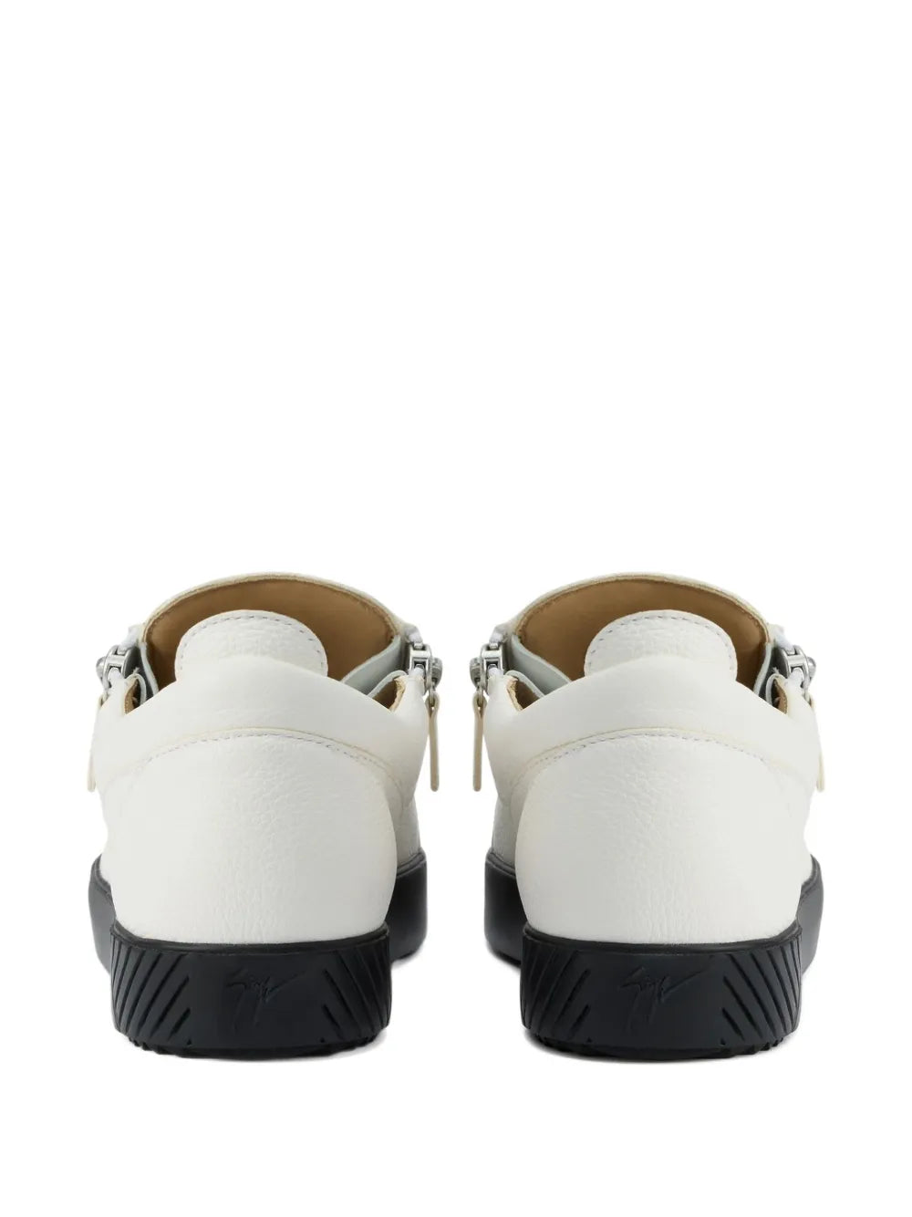 Giuseppe Zanotti Zip-Detail Leather Low-Top Sneakers
