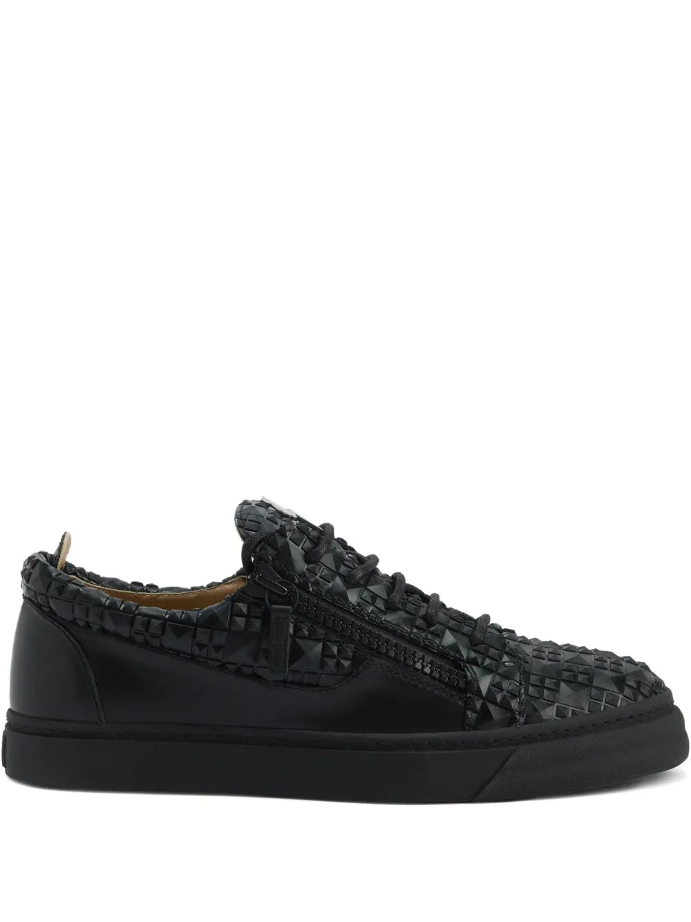 Giuseppe Zanotti The Manhattan Zip-Detail Woven Sneakers