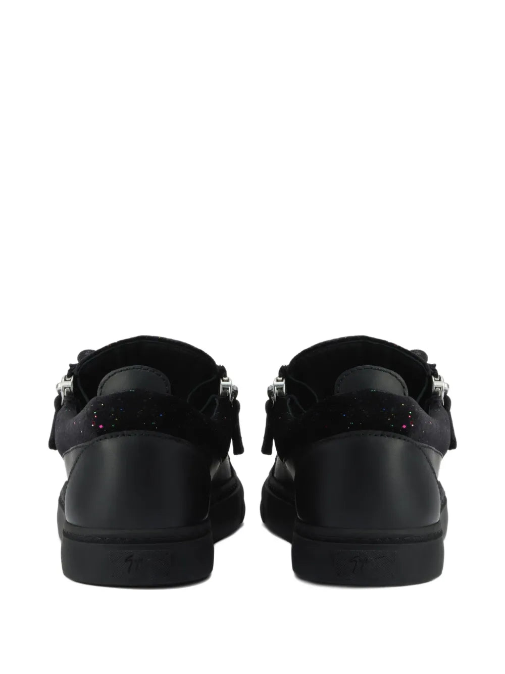Giuseppe Zanotti Zip-Detail Glitter Low-Top Sneakers