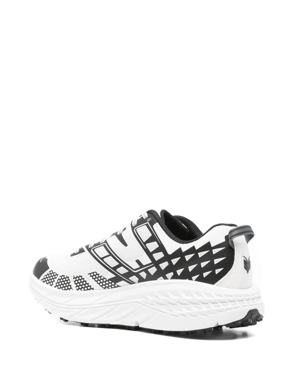 Hoka Geometric-Pattern Sneakers