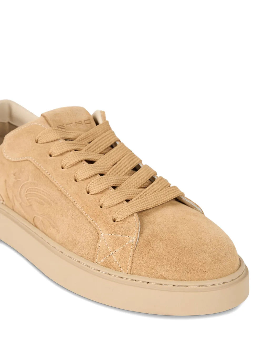 Etro Embroidered Suede Sneakers