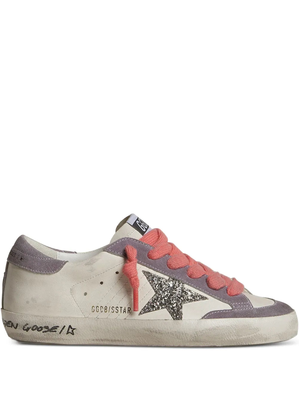 Golden Goose Super Star Glitter-Star Leather