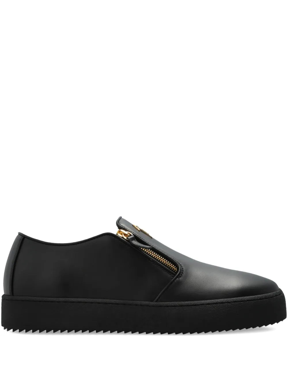 Giuseppe Zanotti Zip-Detail Leather Sneakers
