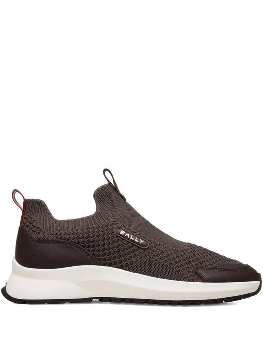 Bally Knit-Effect Pull-On Sneakers