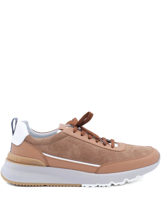 Brunello Cucinelli Suede Leather Sneakers
