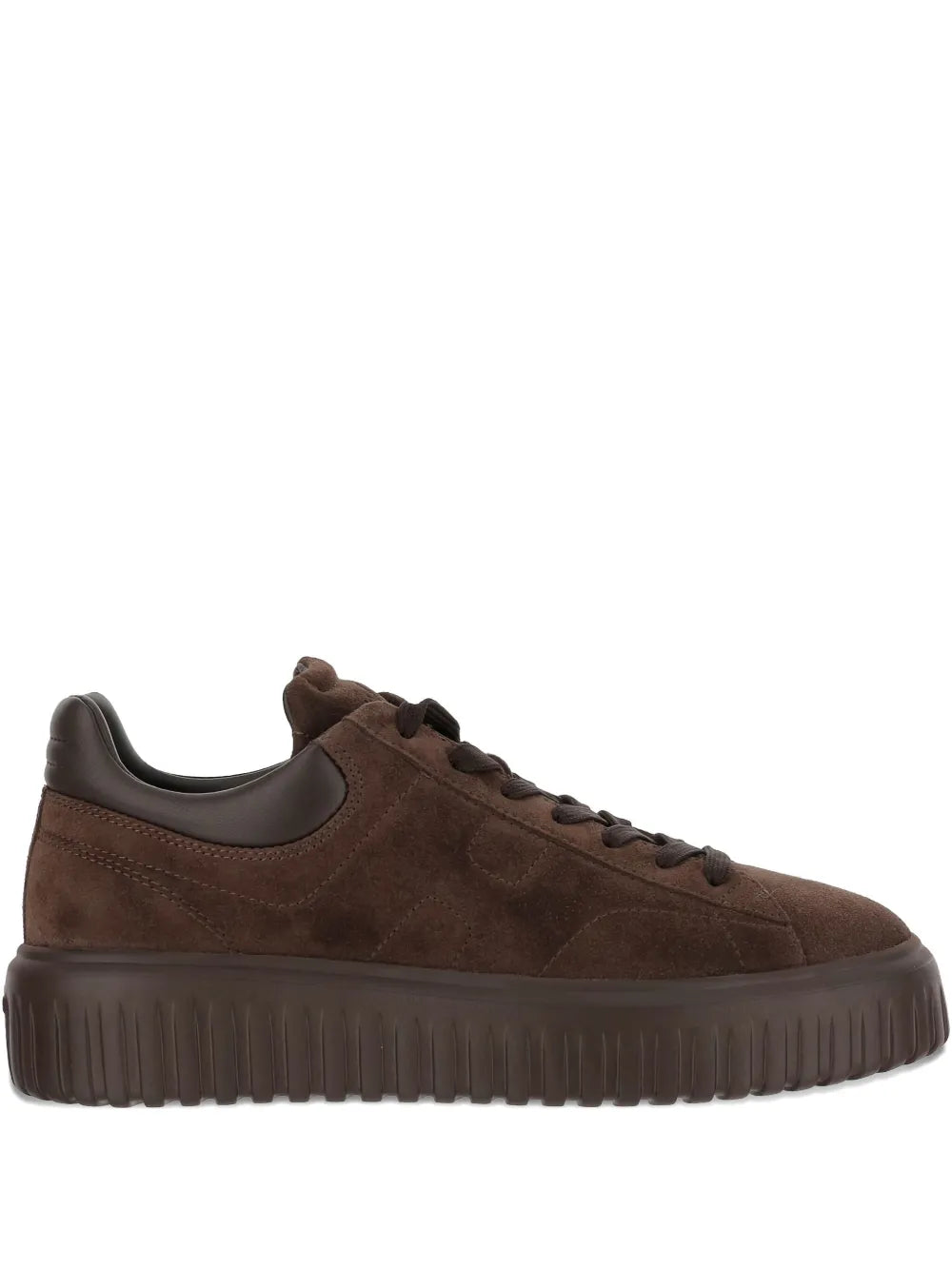 Hogan Lace-Up Round-Toe Sneakers