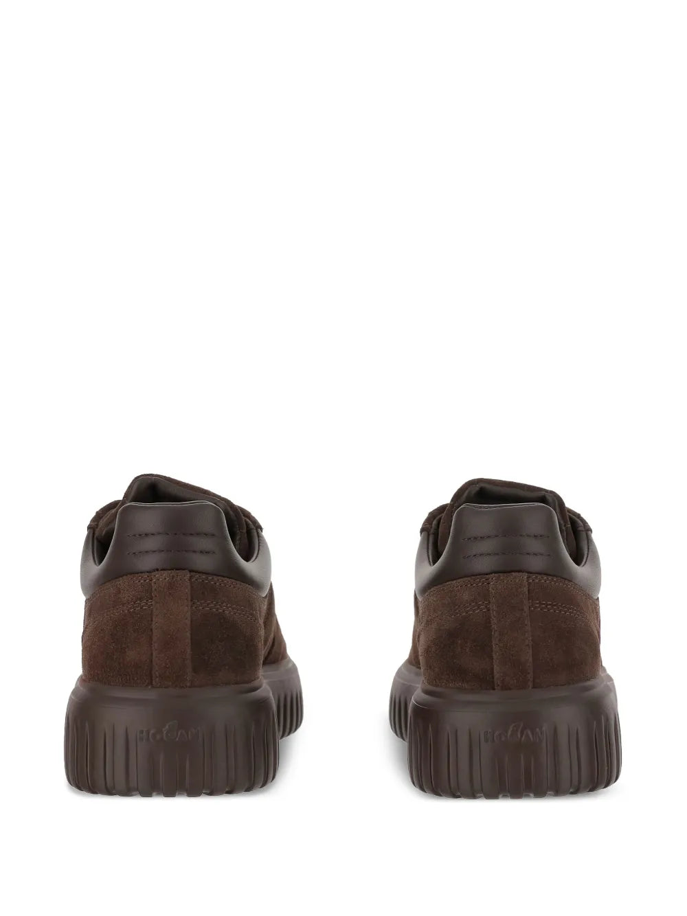 Hogan Lace-Up Round-Toe Sneakers