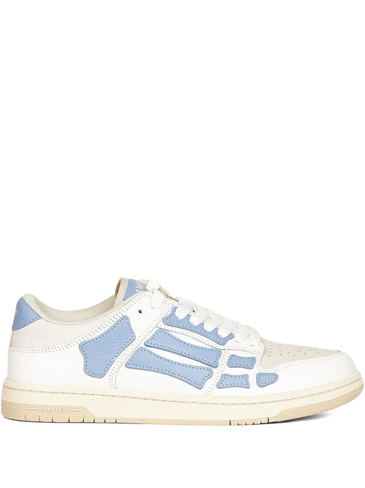Amiri Skeleton-Appliqu Leather Trainers