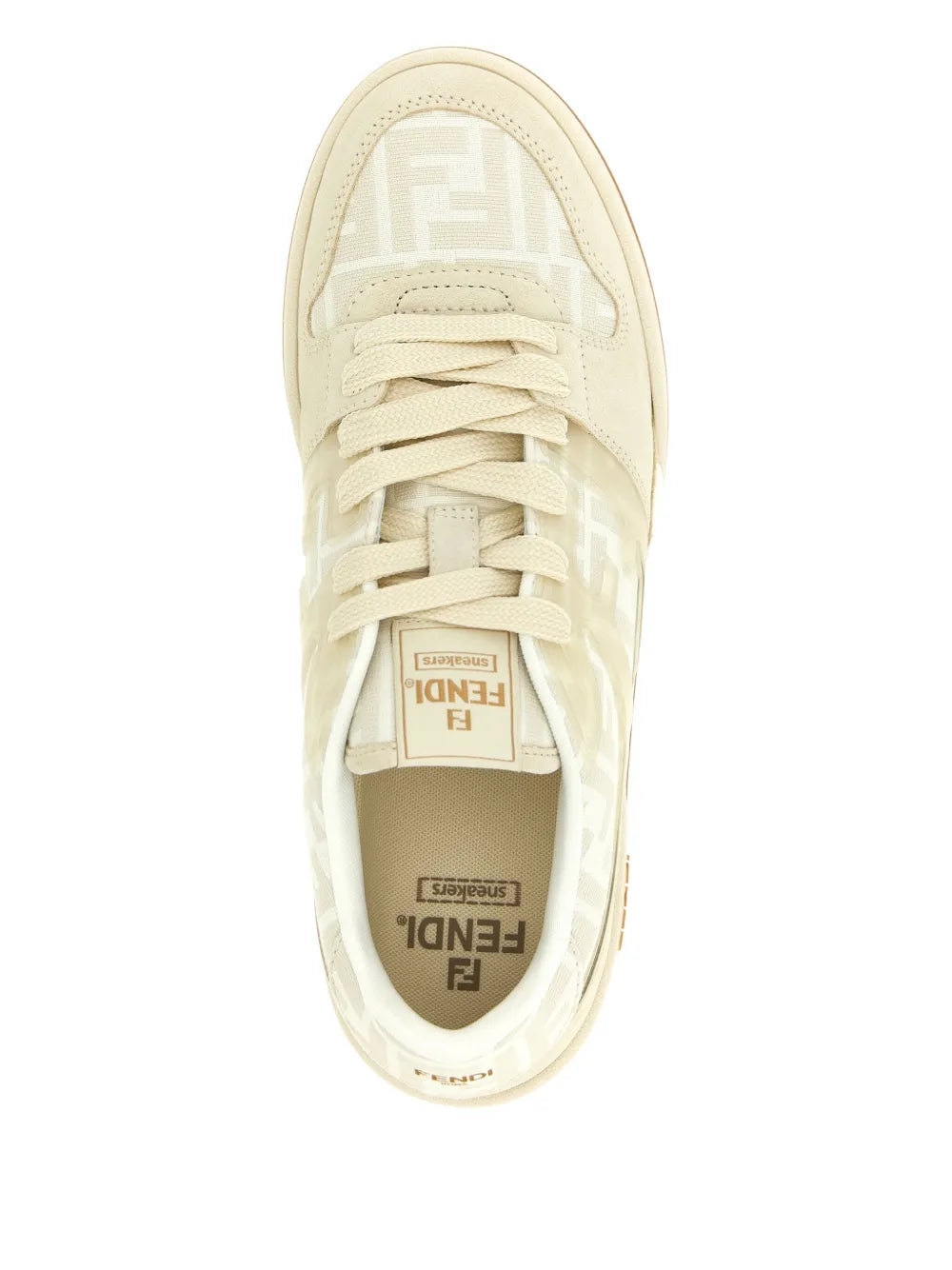 Fendi Fendi Match Ff-Jacquard Low-Top Sneakers