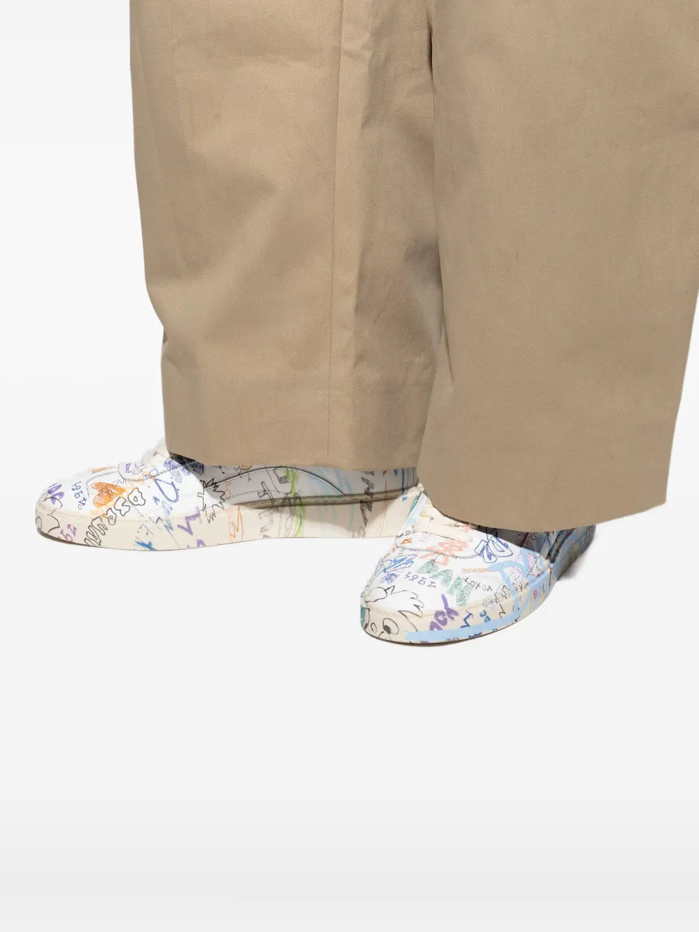 Dsquared2 Rider Printed Leather Trainers