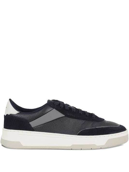 Boss Leather Panel Sneakers