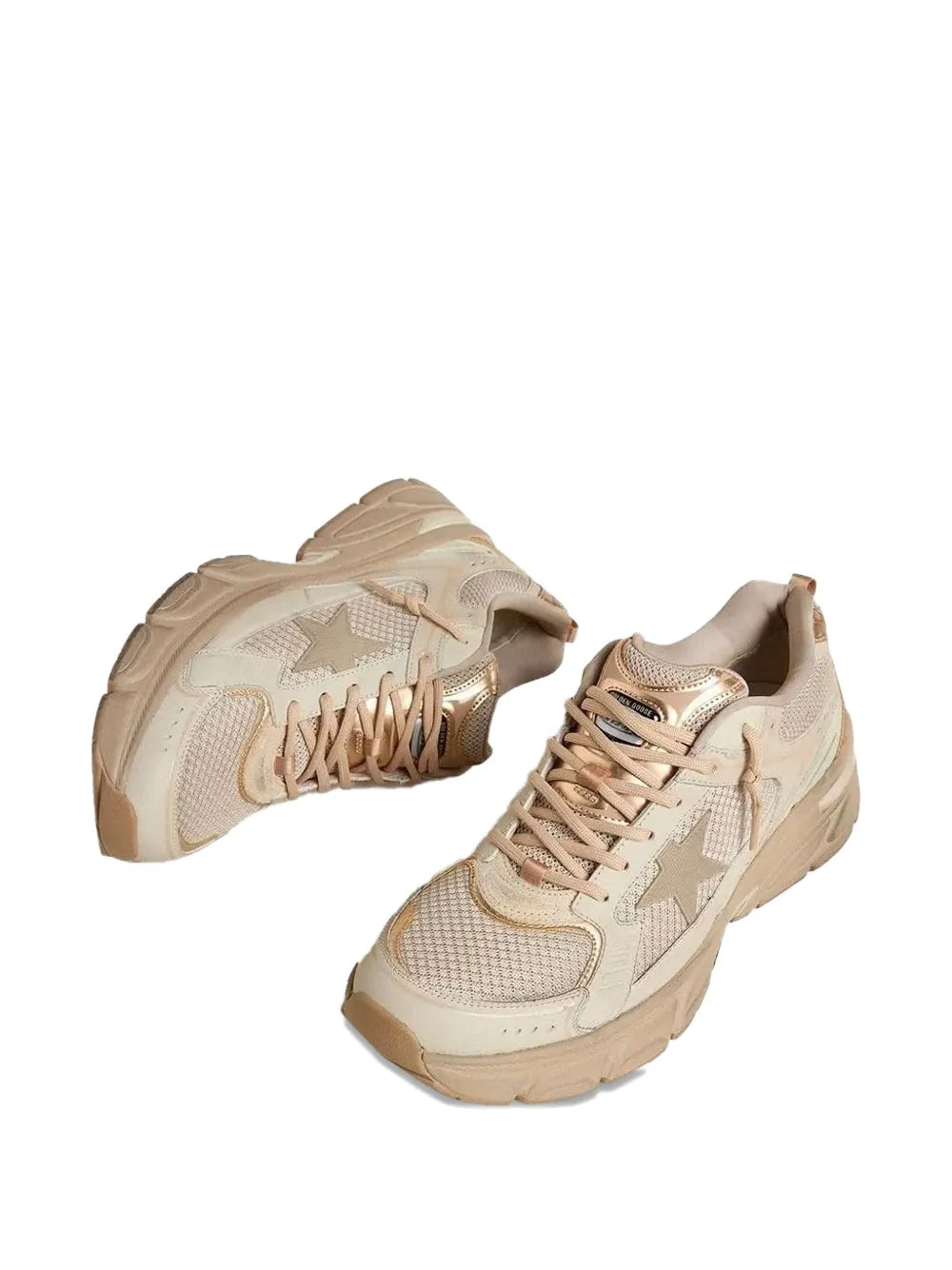 Golden Goose Lightstar Lace-Up Low-Top Sneakers