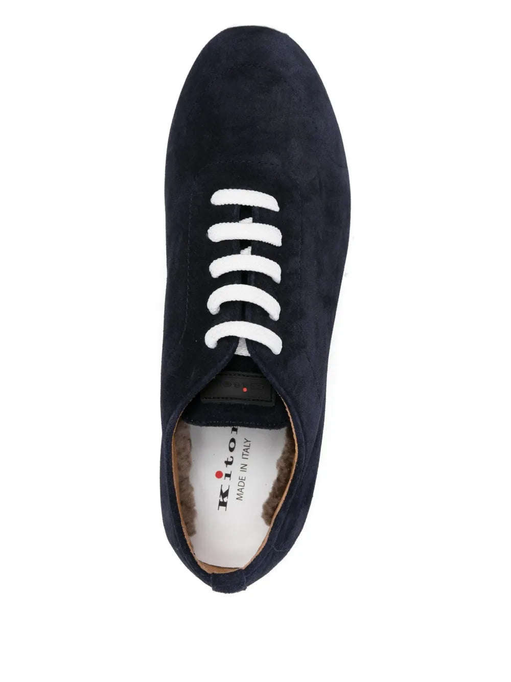 Kiton Lace-Up Suede Sneakers