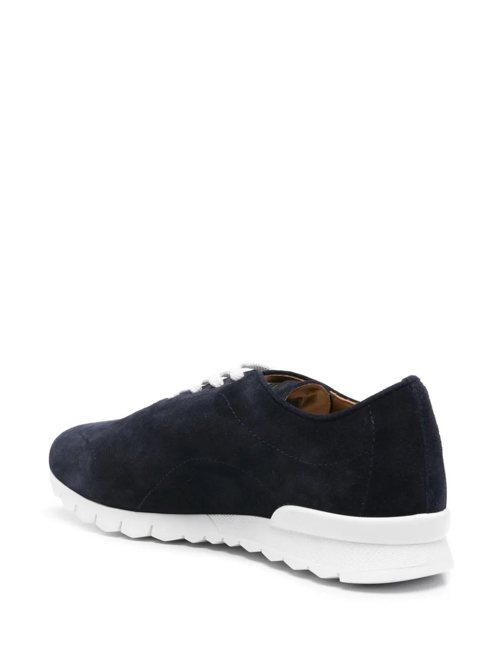 Kiton Lace-Up Suede Sneakers