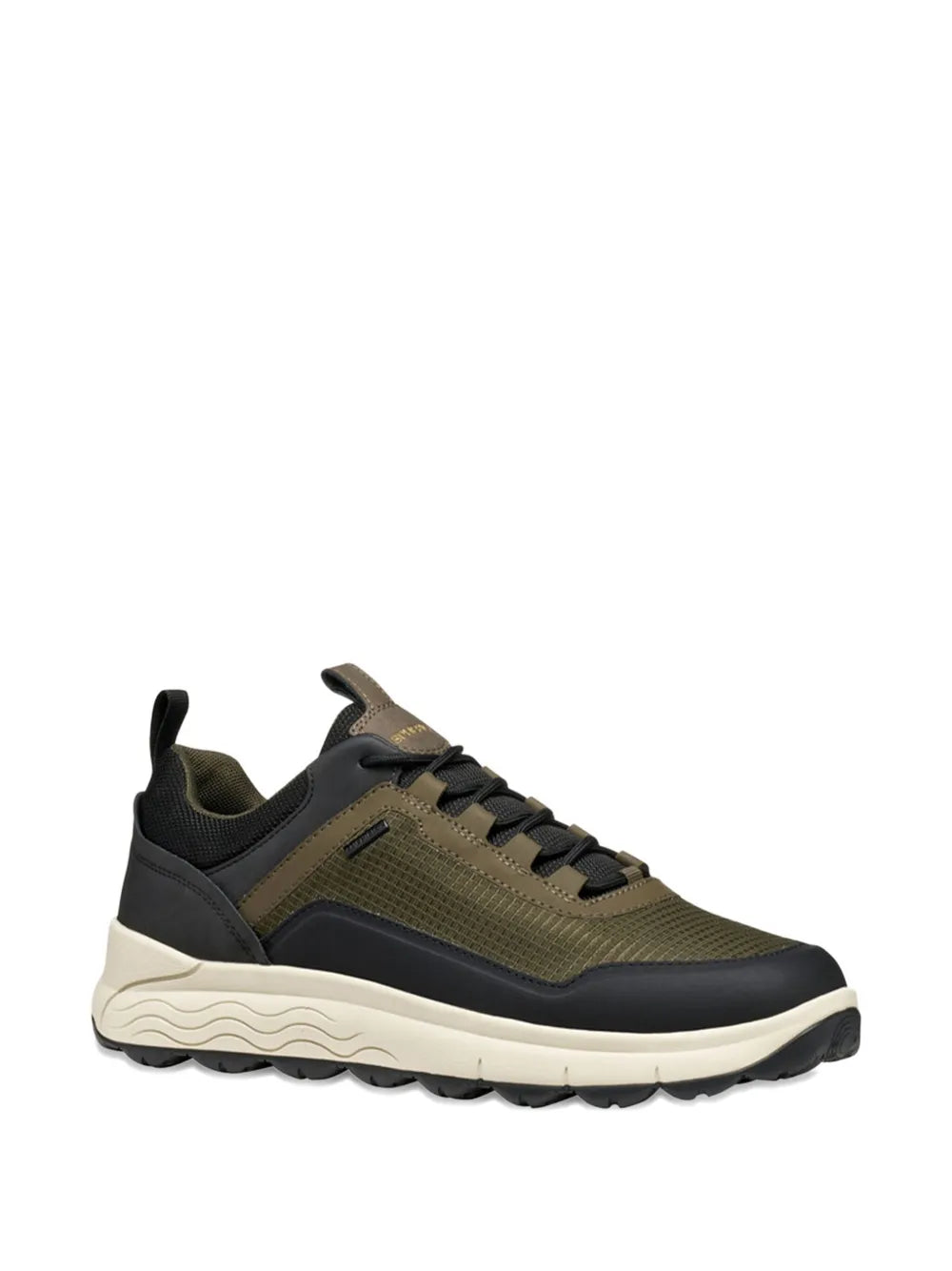 Geox Textured Panelled Low-Top Sneakers