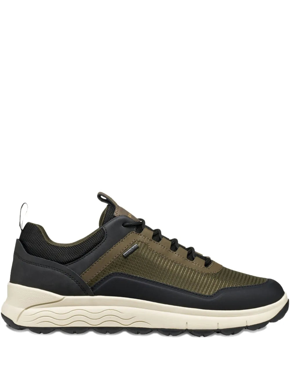 Geox Textured Panelled Low-Top Sneakers