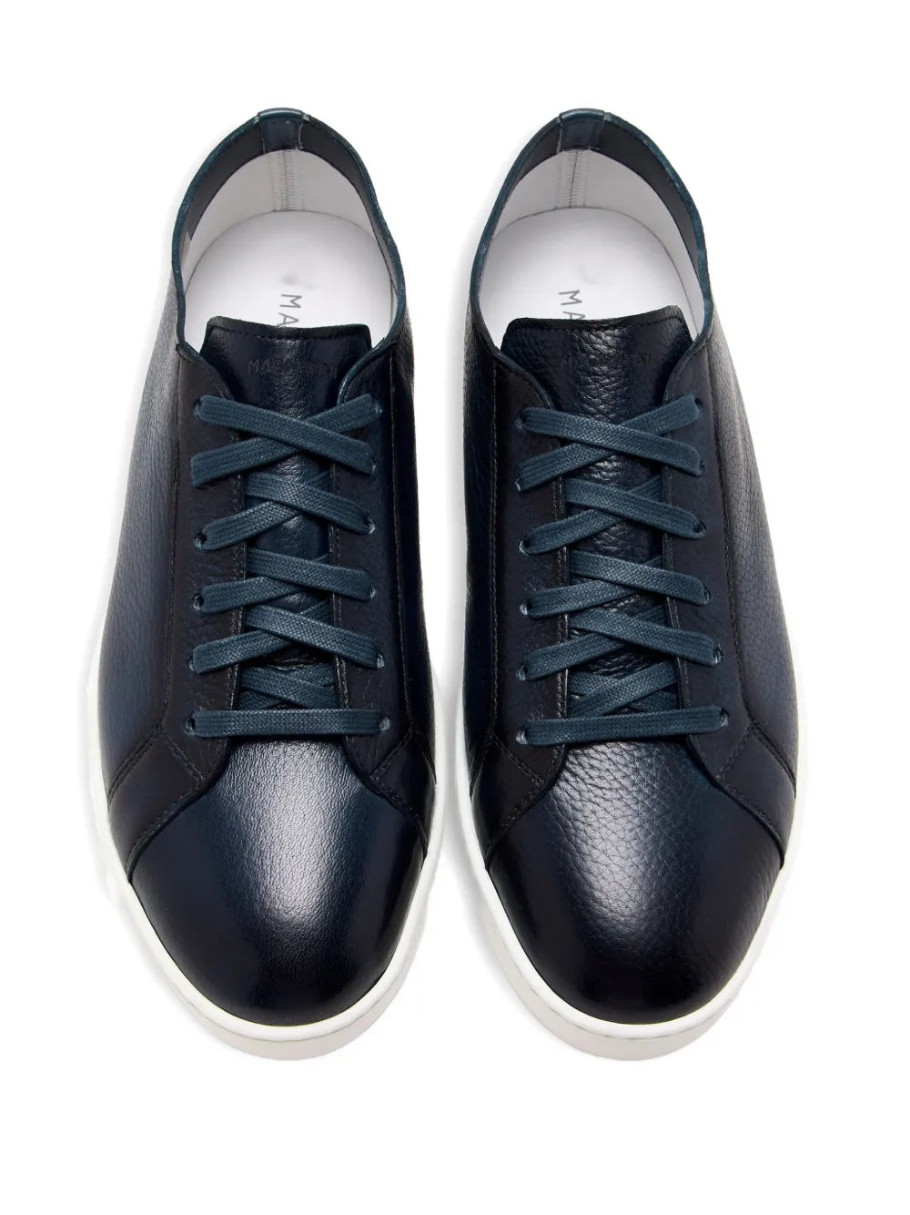 Magnanni Leather Lace-Up Sneakers
