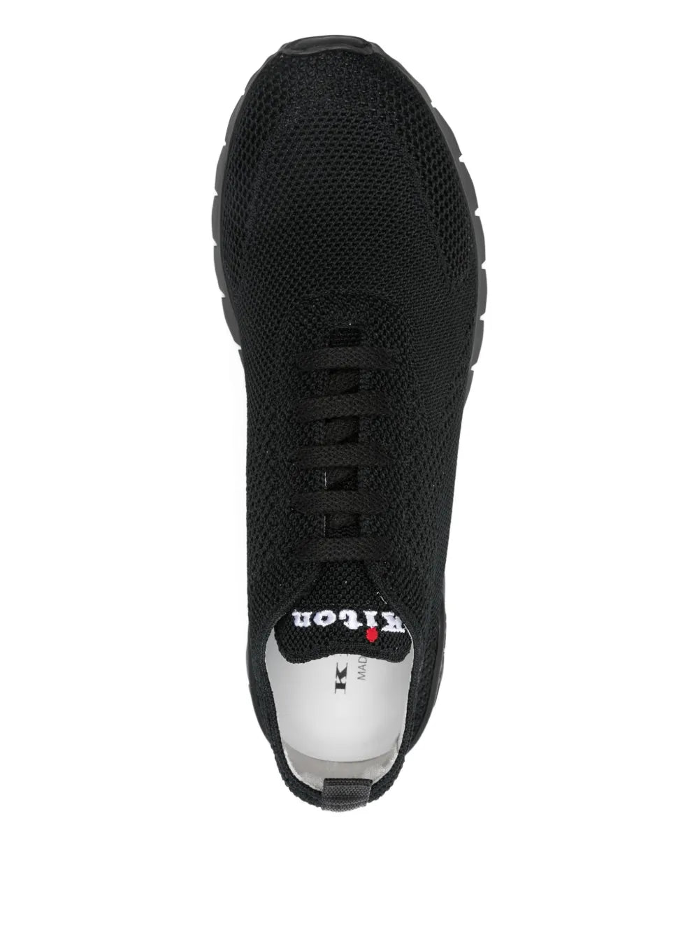 Kiton Knitted Lace-Up Sneakers