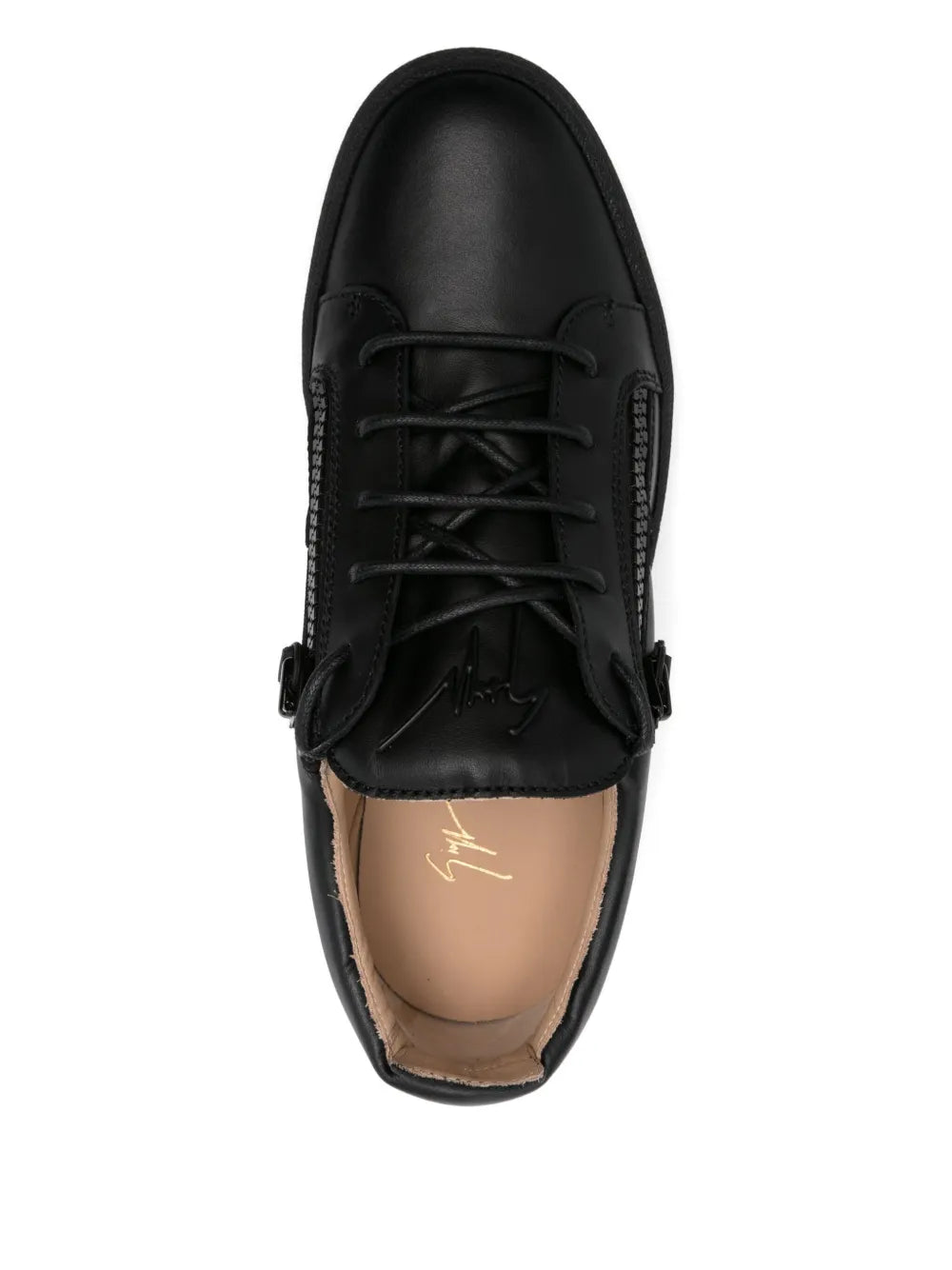 Giuseppe Zanotti Lace-Up Leather Sneakers