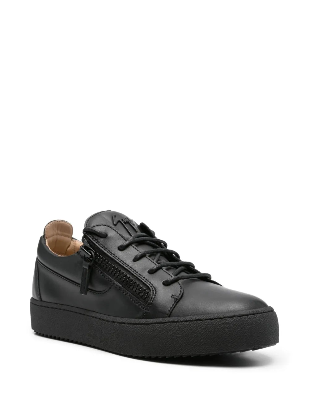 Giuseppe Zanotti Lace-Up Leather Sneakers