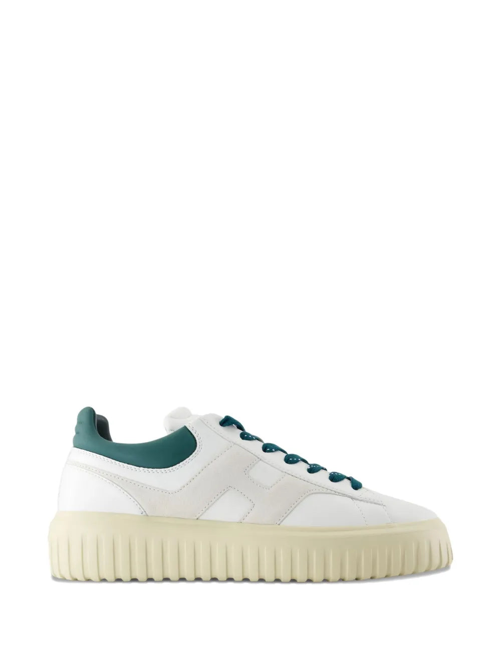 Hogan H-Stripes Leather Platform Low-Top Sneakers
