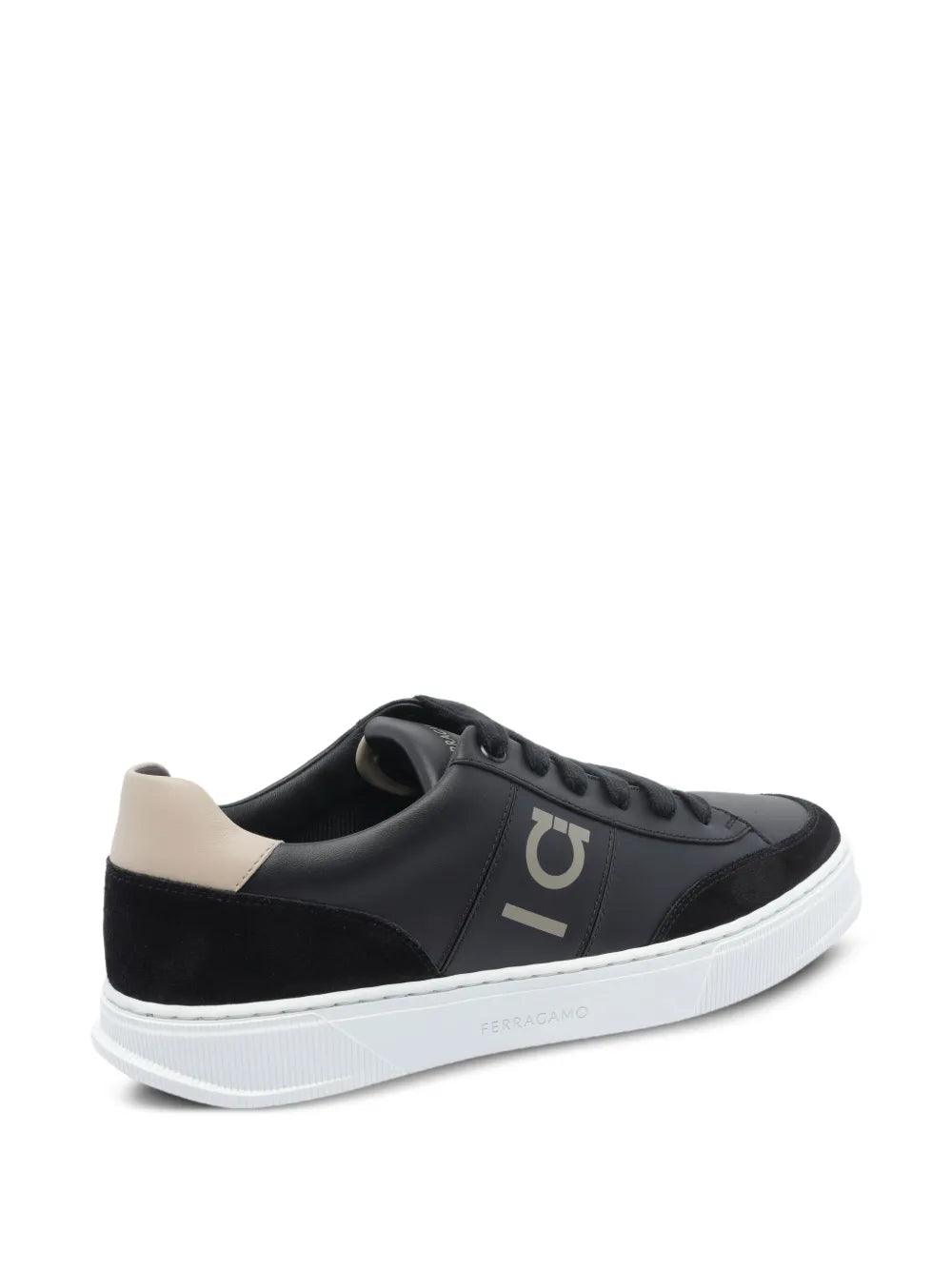 Ferragamo Alaska Leather Logo Sneakers