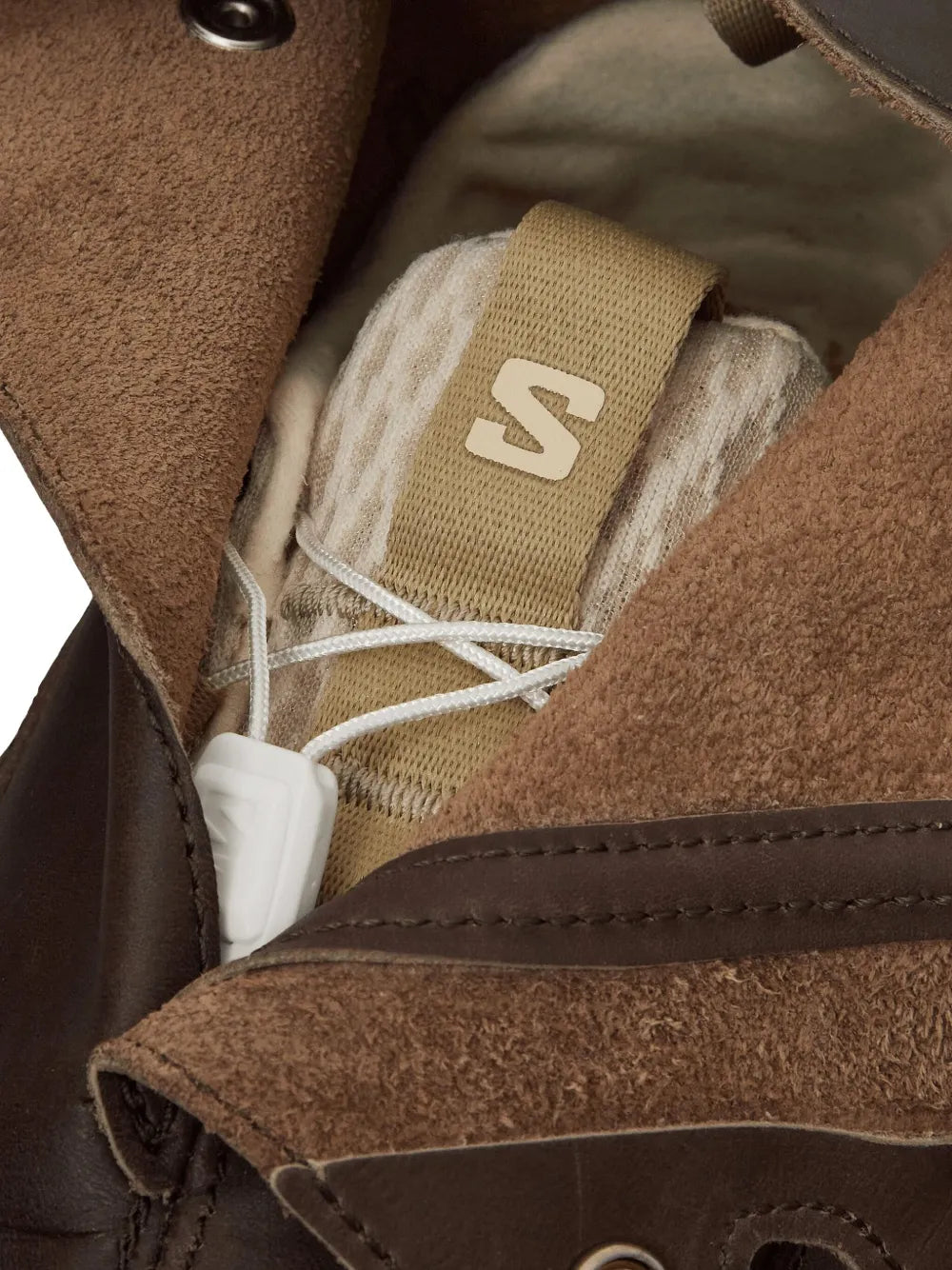 Salomon Leather High-Top Sneakers