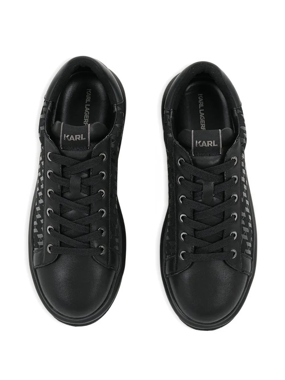 Karl Lagerfeld Monogram Platform Sneakers