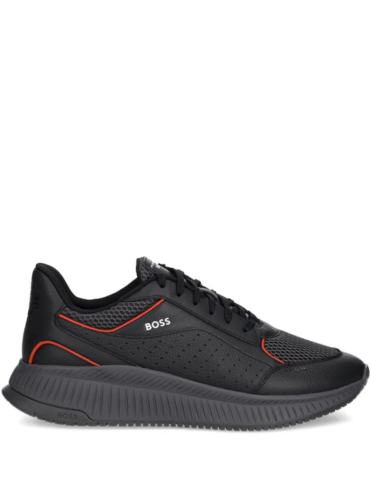 Boss X Porsche Ttnm Evo Perforated Leather Sneakers
