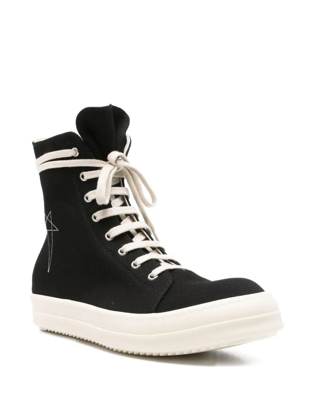 Rick Owens Drkshdw Star-Embroidered Zip-Fastening Sneakers