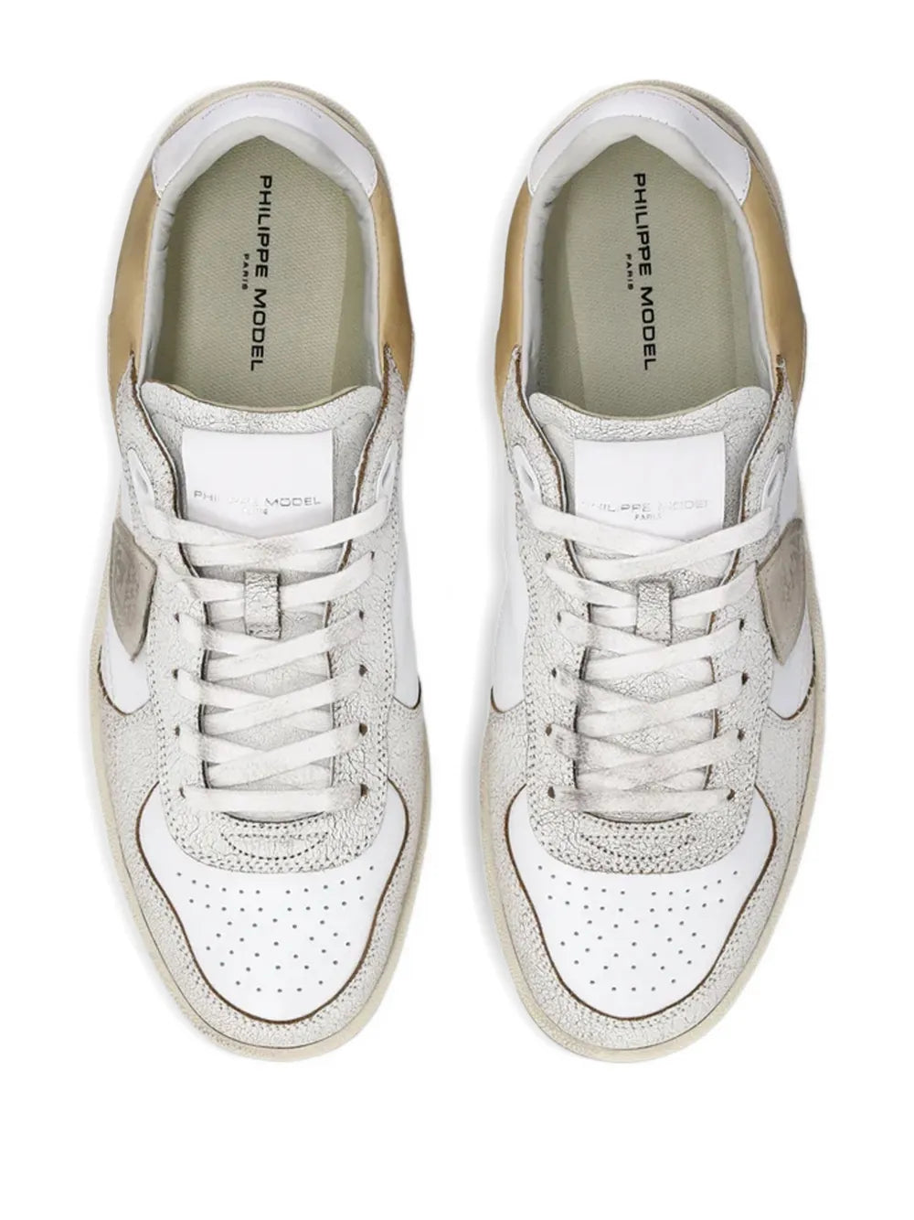 Philippe Model Paris Leather Panel Sneakers