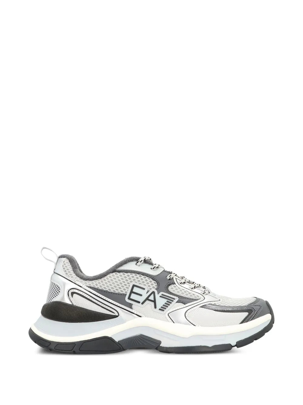 Ea7 Emporio Armani Predator Metallic-Panel Low-Top Sneakers