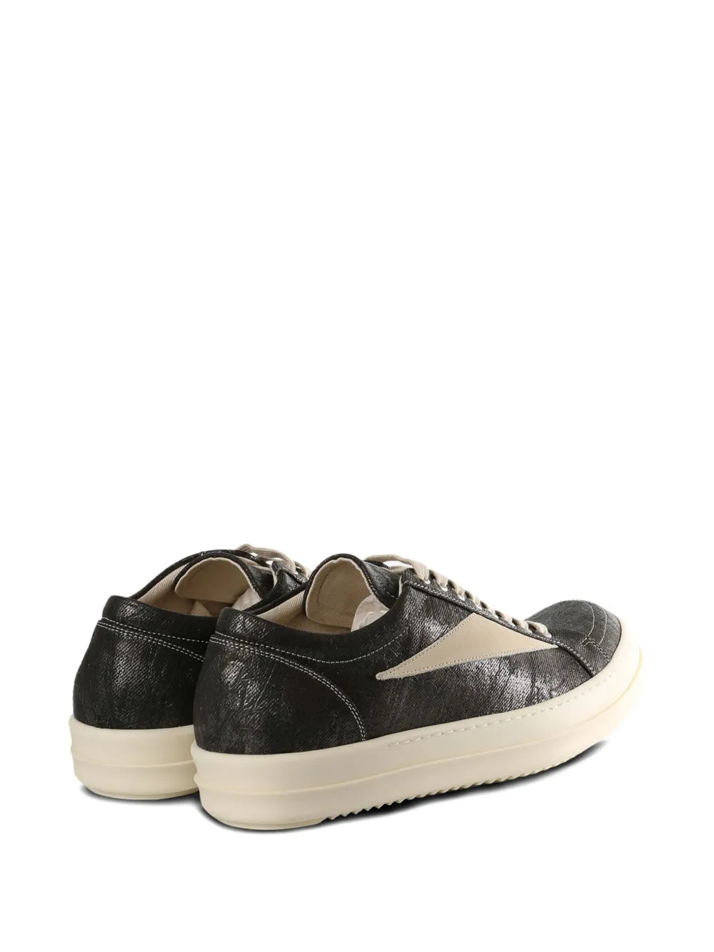 Rick Owens Drkshdw Metallic-Panel Lace-Up Sneakers