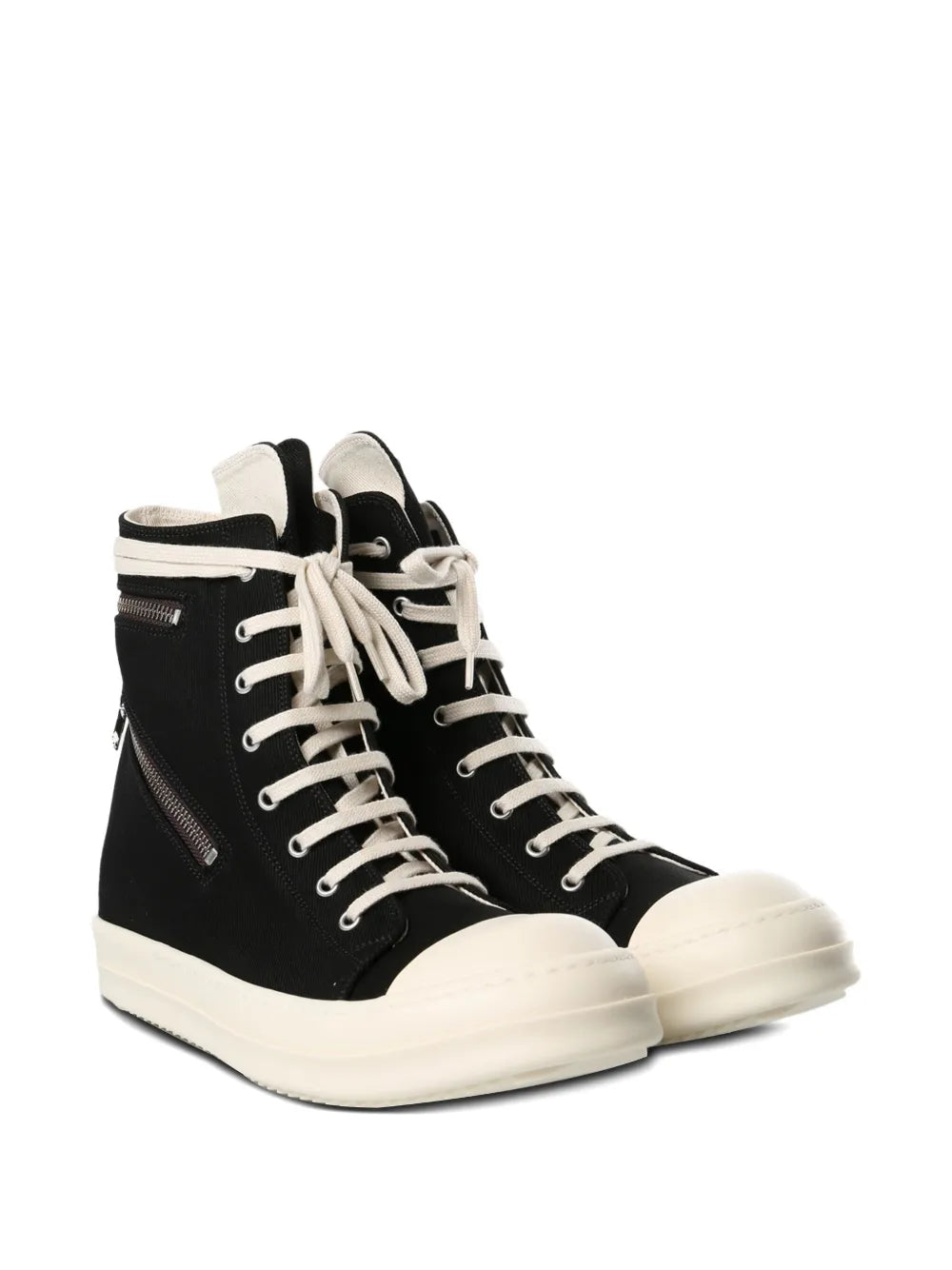 Rick Owens Drkshdw Lace-Up Zip Sneakers