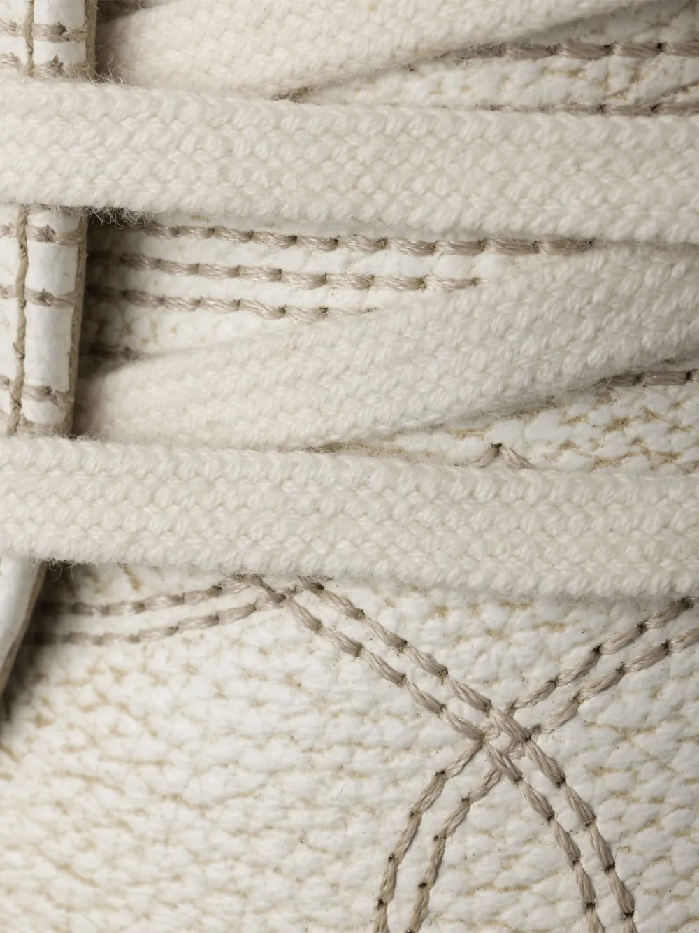 Prada Distressed Leather Sneakers