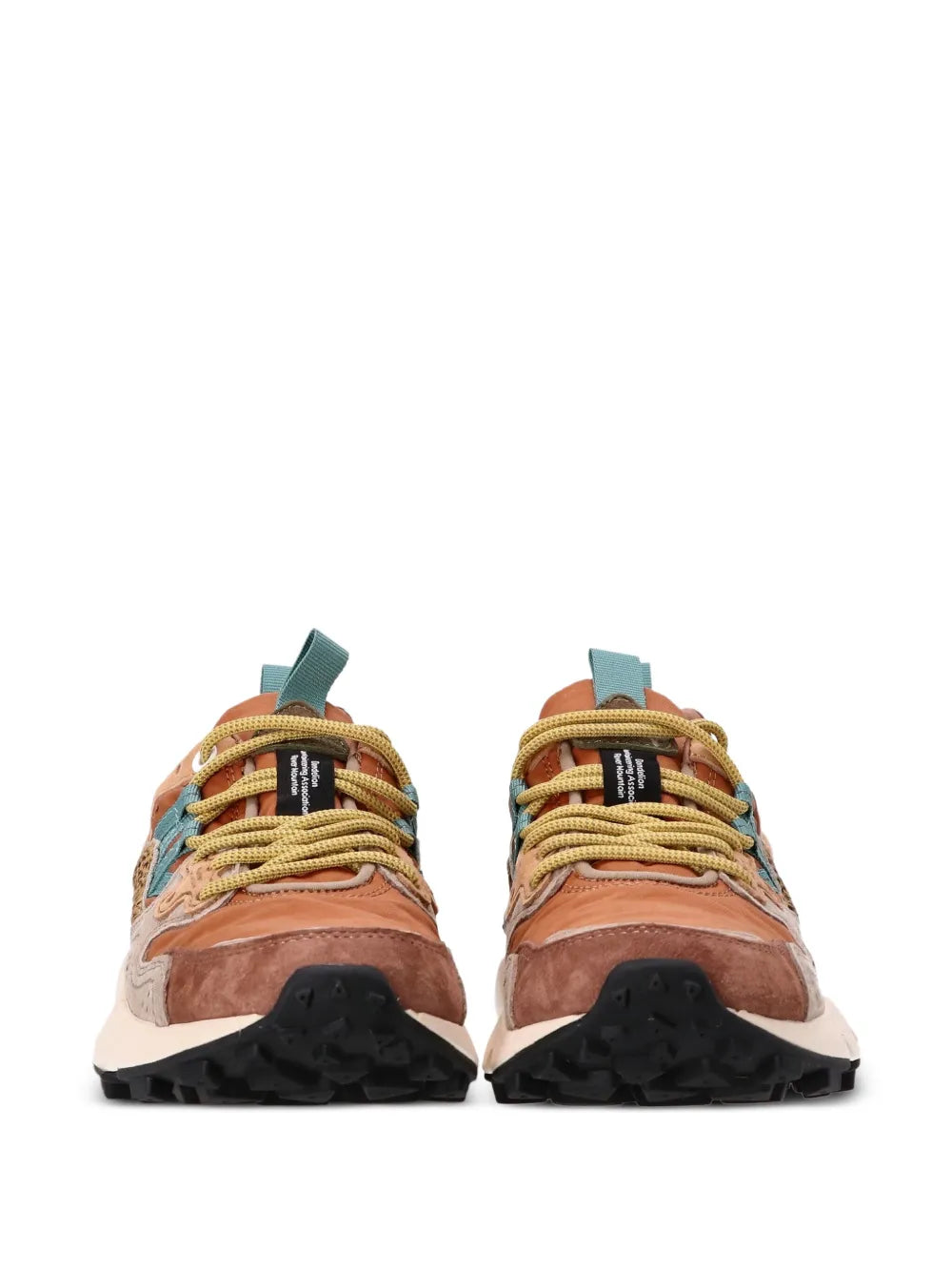 Flower Mountain Yamano 3 Leather Panelled Sneakers