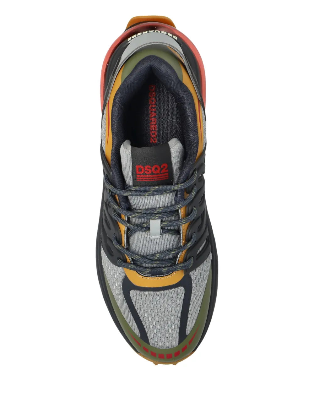 Dsquared2 Lace-Up Panelled Low-Top Sneakers