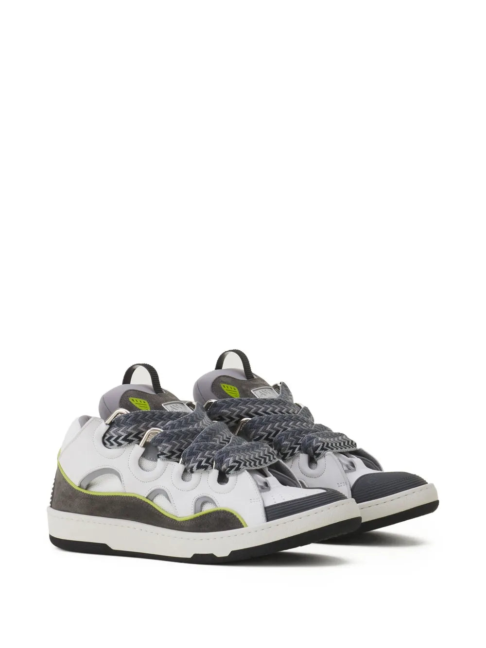 Lanvin Curb Perforated Sneakers