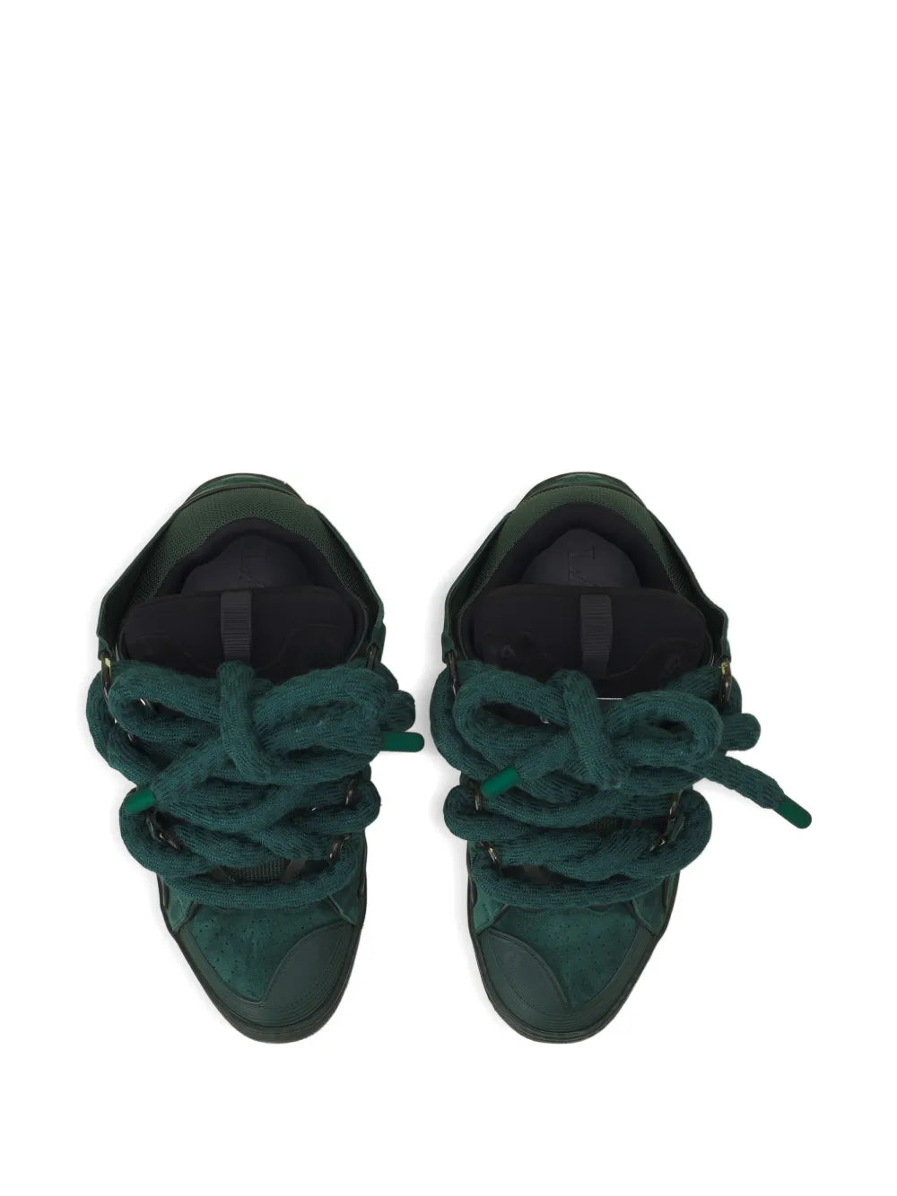 Lanvin Rope-Lace Suede Sneakers
