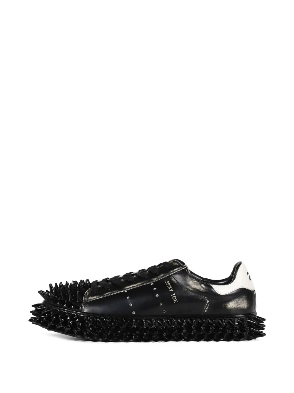 Doublet Spiky Embellished Lace-Up Low-Top Sneakers