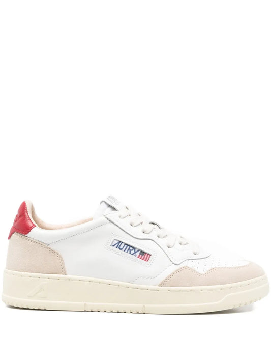 Autry Medalist Leather Suede Sneakers