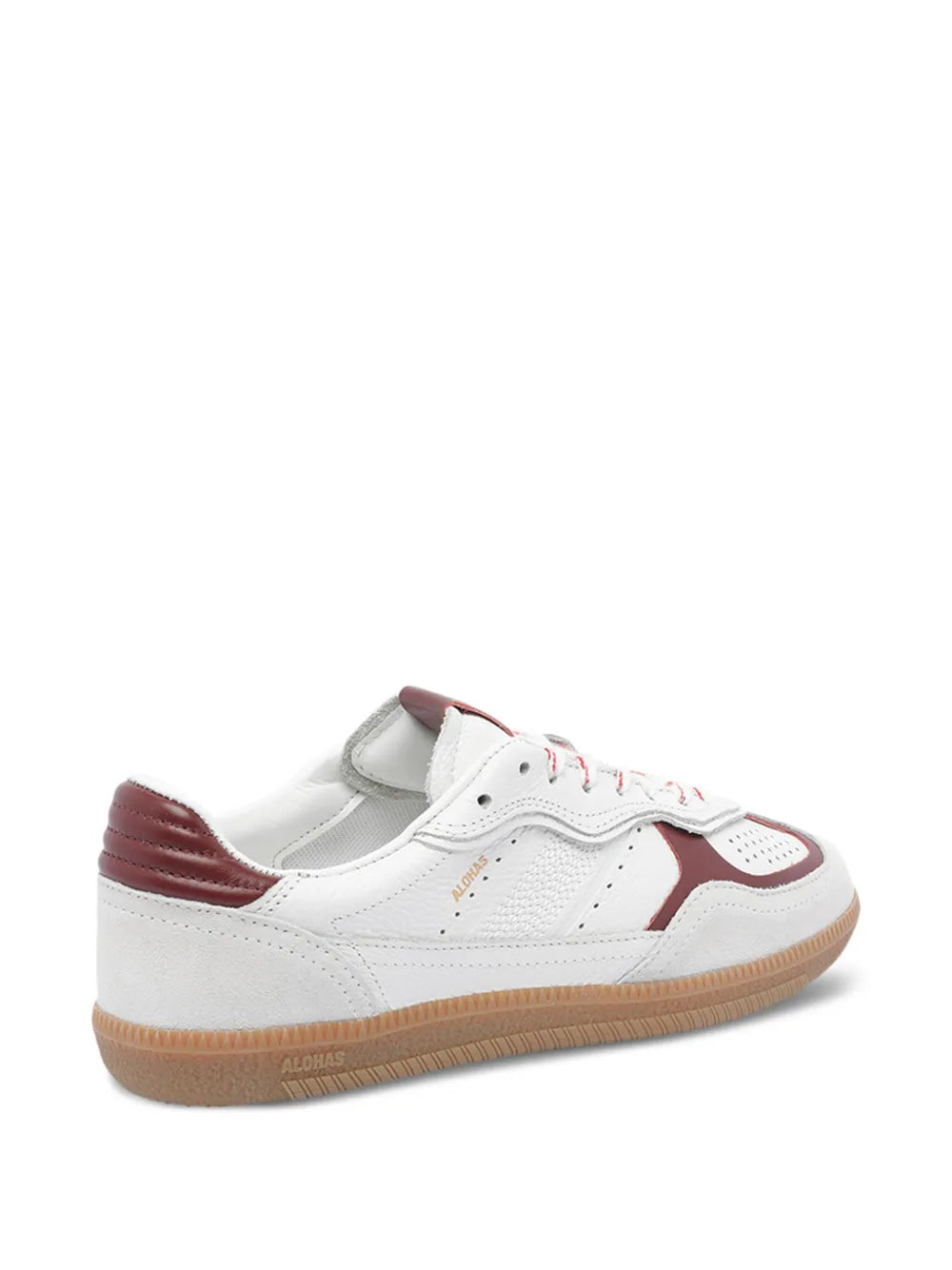 ALOHAS Leather-Upper Lace-Up Low-Top
