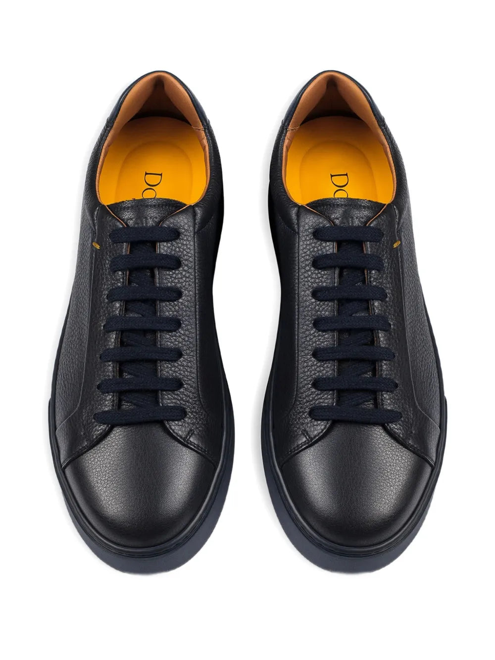 Doucal'S Leather Lace-Up Sneakers