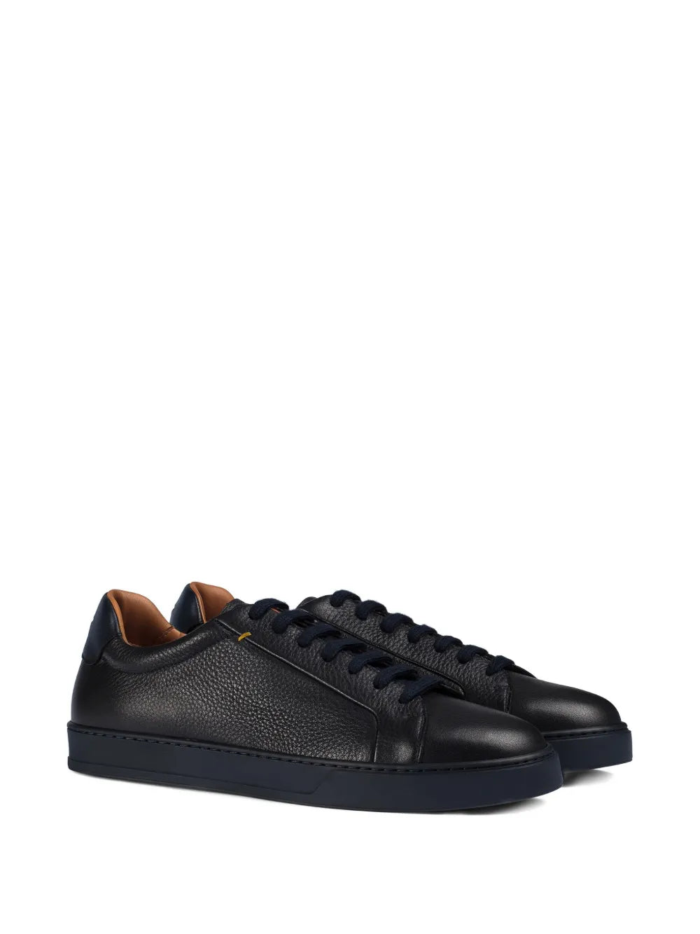 Doucal'S Leather Lace-Up Sneakers