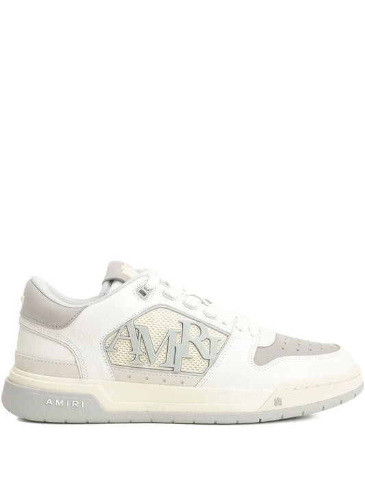 Amiri Logo-Detail Leather Lace-Up Low-Top Sneakers