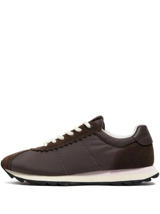 Bimba y Lola Scalloped Suede Trainers