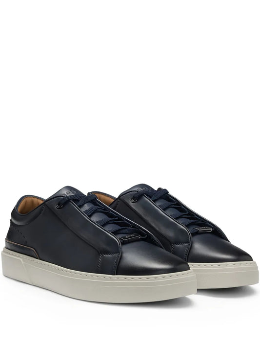 Boss Gary Leather Lace-Up Sneakers