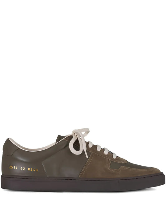 Common Projects Bball Leather Suede Sneakers